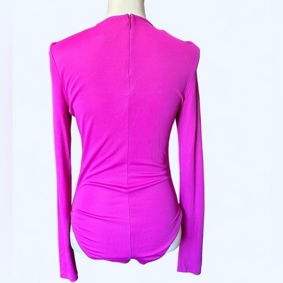 #32 NWOT FARM Rio Long Sleeve Bodysuit in Pink - Picture 7 of 8